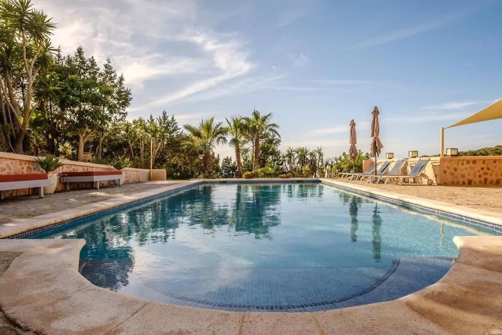 בית נופש הוילה סן חוזה דה סא טלאיה Casa En Cala Vadella Con Piscina Y Vistas Al Mar
