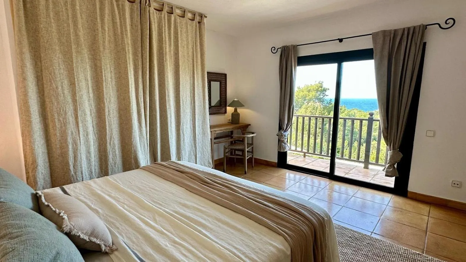 בית נופש הוילה סן חוזה דה סא טלאיה Casa En Cala Vadella Con Piscina Y Vistas Al Mar