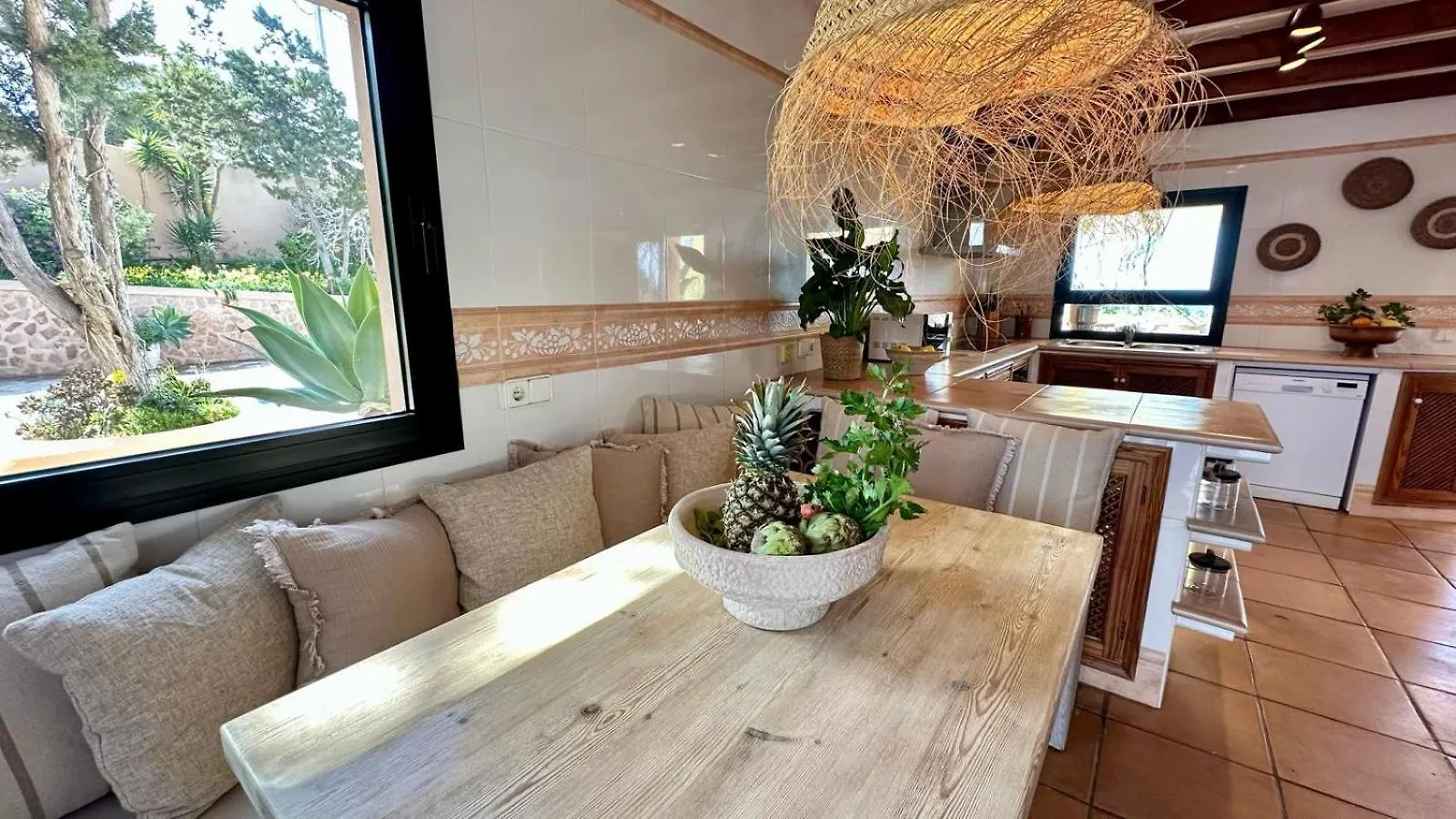 הוילה סן חוזה דה סא טלאיה Casa En Cala Vadella Con Piscina Y Vistas Al Mar בית נופש