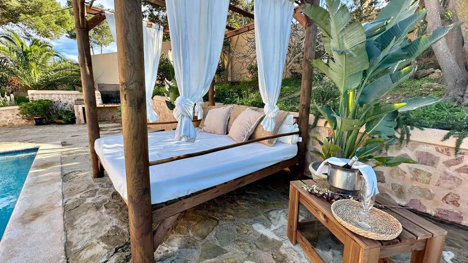הוילה סן חוזה דה סא טלאיה Casa En Cala Vadella Con Piscina Y Vistas Al Mar 0*,  ספרד