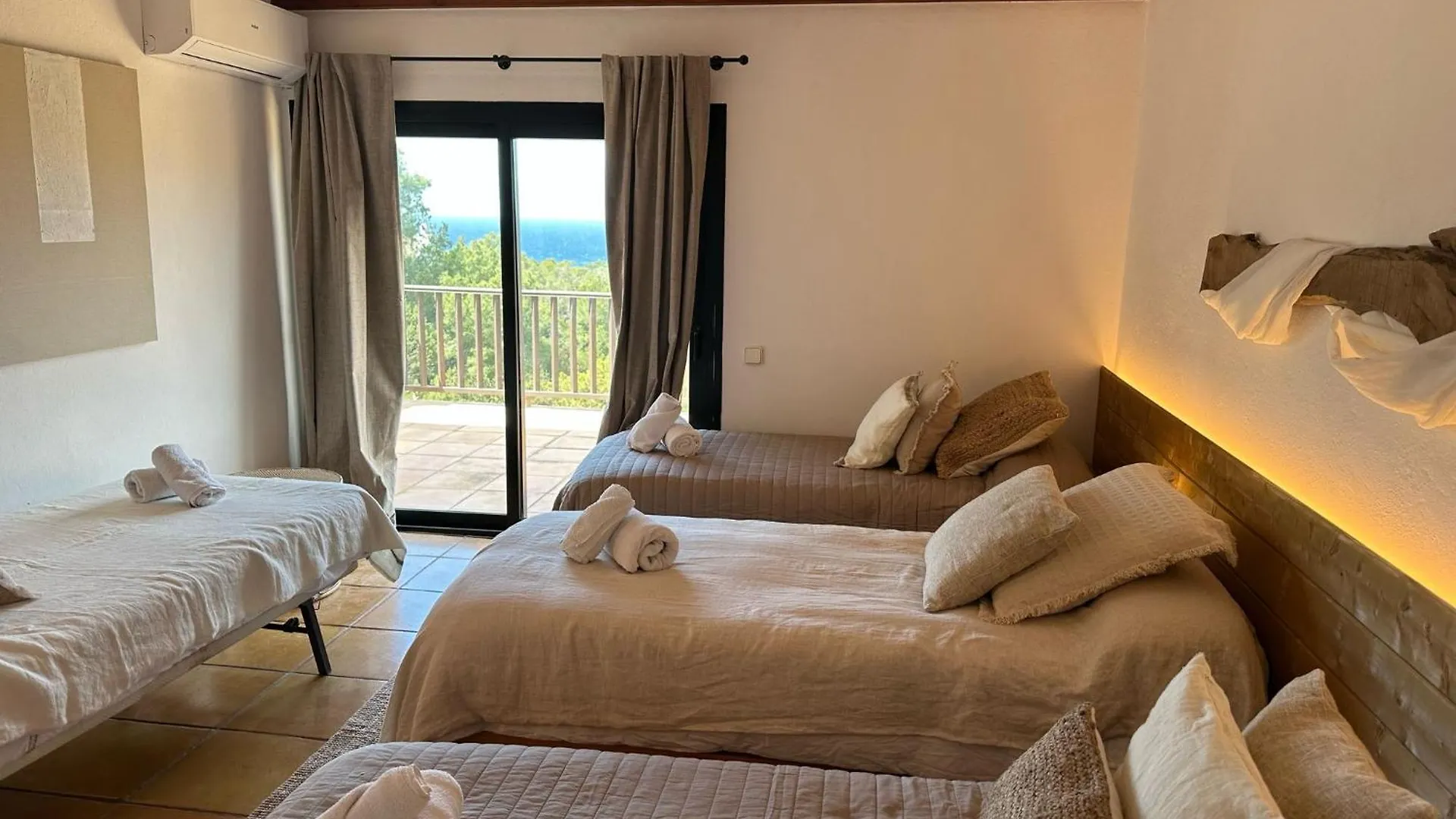 הוילה סן חוזה דה סא טלאיה Casa En Cala Vadella Con Piscina Y Vistas Al Mar ספרד
